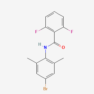 molecular formula C15H12BrF2NO B4764036 N-(4-bromo-2,6-dimethylphenyl)-2,6-difluorobenzamide CAS No. 5321-85-7