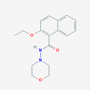molecular formula C17H20N2O3 B4764200 2-ethoxy-N-4-morpholinyl-1-naphthamide 