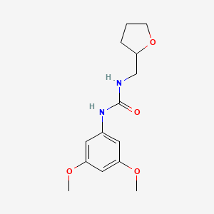 molecular formula C14H20N2O4 B4764279 N-(3,5-dimethoxyphenyl)-N'-(tetrahydro-2-furanylmethyl)urea 