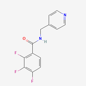 molecular formula C13H9F3N2O B4764772 2,3,4-trifluoro-N-(4-pyridinylmethyl)benzamide 