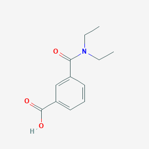 molecular formula C12H15NO3 B047648 3-(二乙基氨基羰基)苯甲酸 CAS No. 72236-23-8