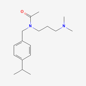 molecular formula C17H28N2O B4765081 N-[3-(dimethylamino)propyl]-N-(4-isopropylbenzyl)acetamide 