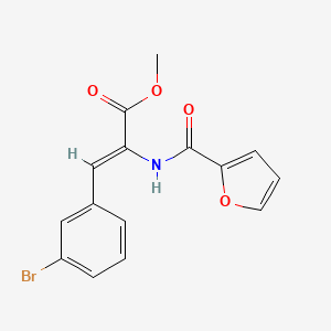 methyl 3-(3-bromophenyl)-2-(2-furoylamino)acrylate