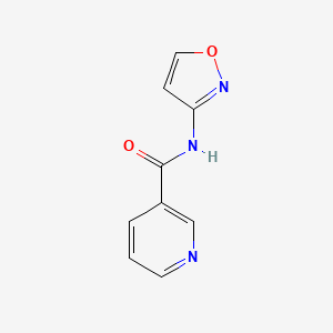 molecular formula C9H7N3O2 B4765176 N-3-isoxazolylnicotinamide 
