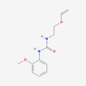 molecular formula C12H16N2O3 B4765296 N-(2-methoxyphenyl)-N'-[2-(vinyloxy)ethyl]urea 