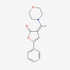 molecular formula C15H15NO3 B4765529 3-(4-morpholinylmethylene)-5-phenyl-2(3H)-furanone 