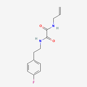 molecular formula C13H15FN2O2 B4765582 N-allyl-N'-[2-(4-fluorophenyl)ethyl]ethanediamide 