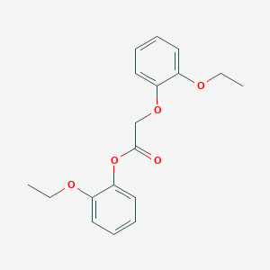 molecular formula C18H20O5 B4765653 2-ethoxyphenyl (2-ethoxyphenoxy)acetate 