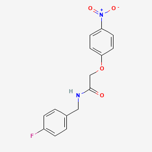 N-(4-fluorobenzyl)-2-(4-nitrophenoxy)acetamide