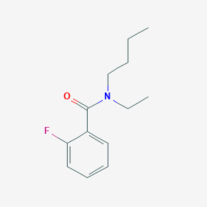 molecular formula C13H18FNO B4765803 N-butyl-N-ethyl-2-fluorobenzamide 
