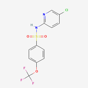 N-(5-chloro-2-pyridinyl)-4-(trifluoromethoxy)benzenesulfonamide