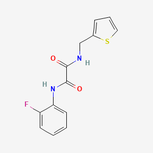 molecular formula C13H11FN2O2S B4766030 N-(2-fluorophenyl)-N'-(2-thienylmethyl)ethanediamide 