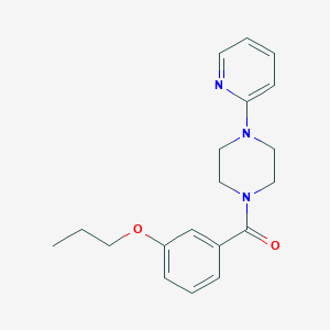 1-(3-propoxybenzoyl)-4-(2-pyridinyl)piperazine