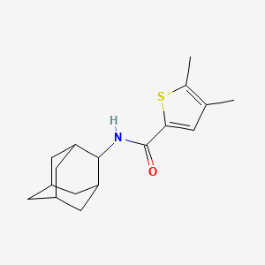 molecular formula C17H23NOS B4766170 N-2-adamantyl-4,5-dimethyl-2-thiophenecarboxamide 