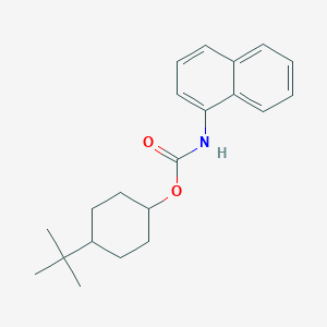 molecular formula C21H27NO2 B4766463 4-tert-butylcyclohexyl 1-naphthylcarbamate 