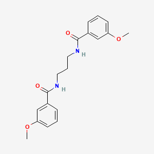 molecular formula C19H22N2O4 B4766565 N,N'-1,3-propanediylbis(3-methoxybenzamide) 