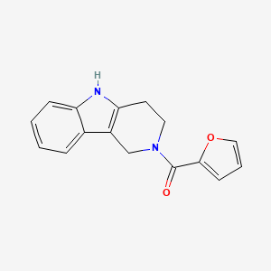 molecular formula C16H14N2O2 B4766687 2-(2-furoyl)-2,3,4,5-tetrahydro-1H-pyrido[4,3-b]indole 
