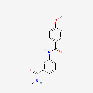 molecular formula C17H18N2O3 B4767006 3-[(4-ethoxybenzoyl)amino]-N-methylbenzamide 