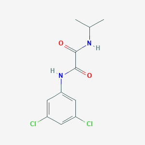 molecular formula C11H12Cl2N2O2 B4767100 N-(3,5-dichlorophenyl)-N'-isopropylethanediamide 