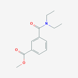 molecular formula C13H17NO3 B047674 Methyl 3-(diethylcarbamoyl)benzoate CAS No. 126926-38-3