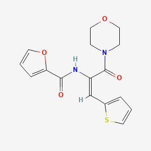 N-[1-(4-morpholinylcarbonyl)-2-(2-thienyl)vinyl]-2-furamide