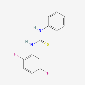 molecular formula C13H10F2N2S B4767608 N-(2,5-difluorophenyl)-N'-phenylthiourea 