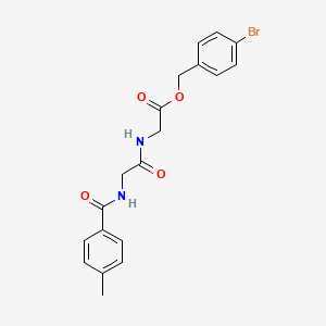 4-bromobenzyl N-(4-methylbenzoyl)glycylglycinate