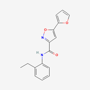 N-(2-ethylphenyl)-5-(2-furyl)-3-isoxazolecarboxamide