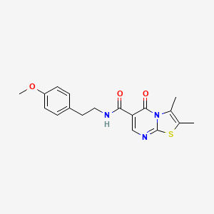 N-[2-(4-methoxyphenyl)ethyl]-2,3-dimethyl-5-oxo-5H-[1,3]thiazolo[3,2-a]pyrimidine-6-carboxamide