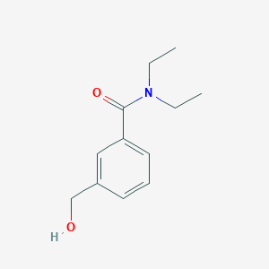 molecular formula C12H17NO2 B047678 N,N-二乙基-3-羟甲基苯甲酰胺 CAS No. 72236-22-7
