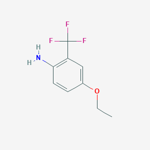 molecular formula C9H10F3NO B047680 4-乙氧基-2-(三氟甲基)苯胺 CAS No. 121307-27-5