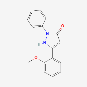 3-(2-methoxyphenyl)-1-phenyl-1H-pyrazol-5-ol