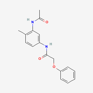 N-[3-(acetylamino)-4-methylphenyl]-2-phenoxyacetamide