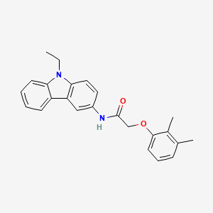 molecular formula C24H24N2O2 B4768174 2-(2,3-dimethylphenoxy)-N-(9-ethyl-9H-carbazol-3-yl)acetamide 