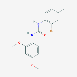 molecular formula C16H17BrN2O3 B4768247 N-(2-bromo-4-methylphenyl)-N'-(2,4-dimethoxyphenyl)urea 