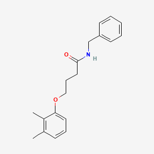molecular formula C19H23NO2 B4768283 N-benzyl-4-(2,3-dimethylphenoxy)butanamide 