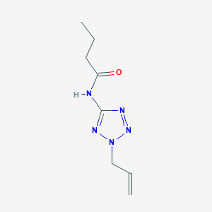 molecular formula C8H13N5O B4768392 N-(2-allyl-2H-tetrazol-5-yl)butanamide 