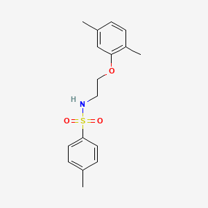 molecular formula C17H21NO3S B4768402 N-[2-(2,5-二甲基苯氧基)乙基]-4-甲苯磺酰胺 
