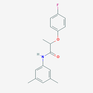 molecular formula C17H18FNO2 B4768433 N-(3,5-dimethylphenyl)-2-(4-fluorophenoxy)propanamide 