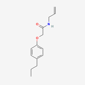 molecular formula C14H19NO2 B4768504 N-allyl-2-(4-propylphenoxy)acetamide 