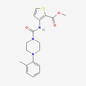 METHYL 3-({[4-(2-METHYLPHENYL)PIPERAZINO]CARBONYL}AMINO)-2-THIOPHENECARBOXYLATE