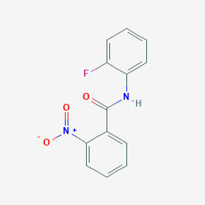 molecular formula C13H9FN2O3 B4768518 N-(2-fluorophenyl)-2-nitrobenzamide 