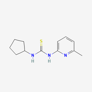 1-Cyclopentyl-3-(6-methylpyridin-2-yl)thiourea