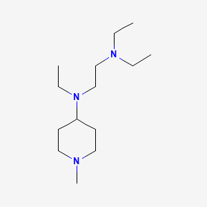 N,N,N'-triethyl-N'-(1-methyl-4-piperidinyl)-1,2-ethanediamine