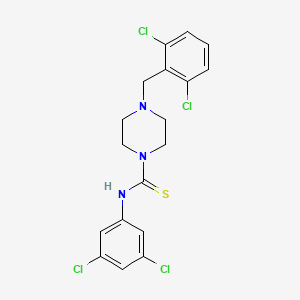 4-(2,6-dichlorobenzyl)-N-(3,5-dichlorophenyl)-1-piperazinecarbothioamide