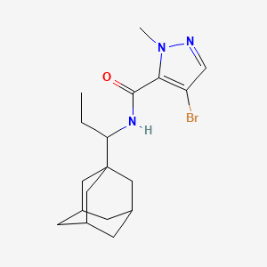 N-[1-(1-adamantyl)propyl]-4-bromo-1-methyl-1H-pyrazole-5-carboxamide