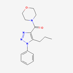 4-[(1-phenyl-5-propyl-1H-1,2,3-triazol-4-yl)carbonyl]morpholine