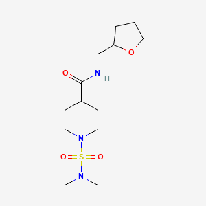 1-[(dimethylamino)sulfonyl]-N-(tetrahydro-2-furanylmethyl)-4-piperidinecarboxamide