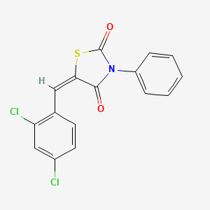 5-(2,4-dichlorobenzylidene)-3-phenyl-1,3-thiazolidine-2,4-dione