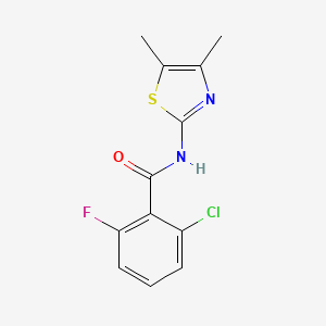 2-chloro-N-(4,5-dimethyl-1,3-thiazol-2-yl)-6-fluorobenzamide